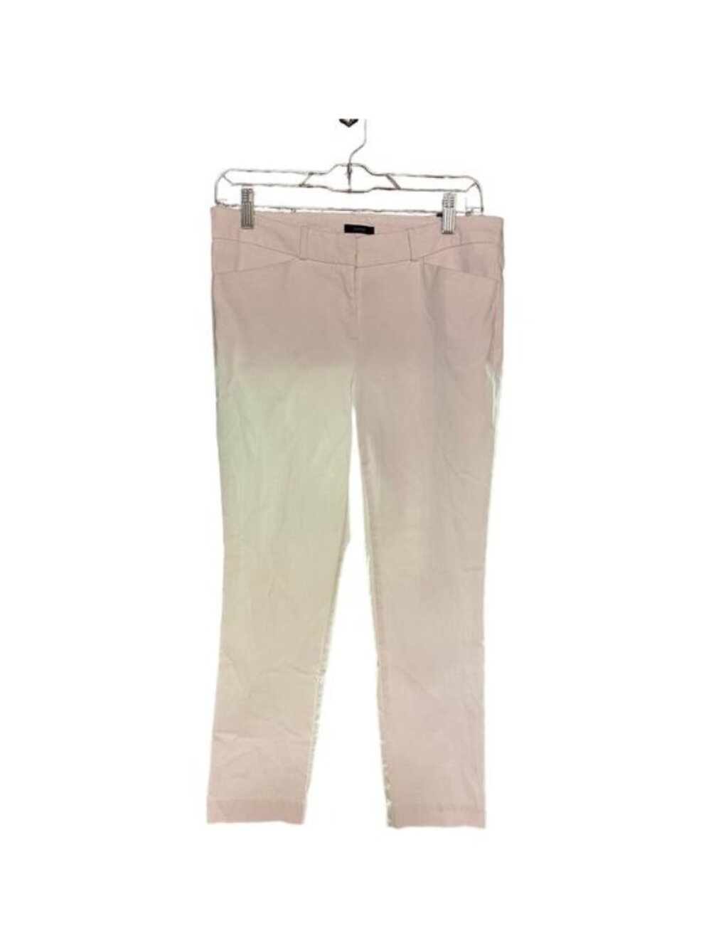 Worthington White Slim Fit Ankle Pants Size SP Career Office Casual Clean Girl